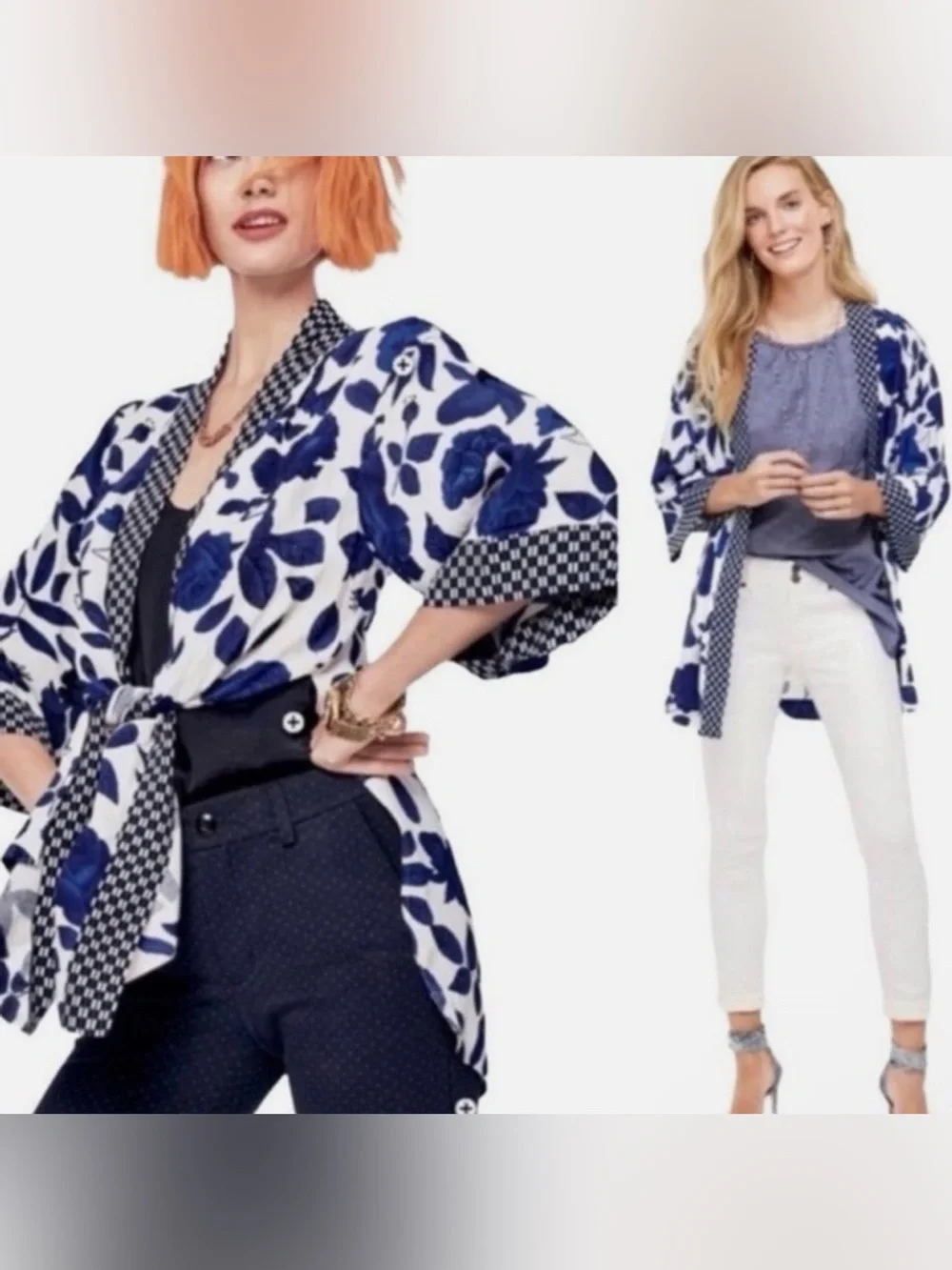 Cabi Botanical floral kimono jacket - Picture 1 of 10